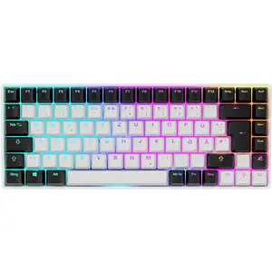 Sharkoon SKILLER SGK50 S3 Gaming-Tastatur Gateron Yellow weiß