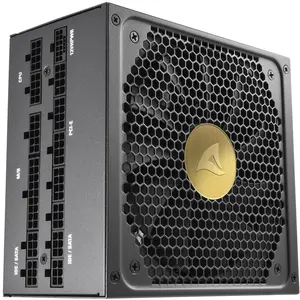 Sharkoon Netzteil REBEL P30 Gold WH 1000W ATX3.0 PCIe Gen5 12VHPWR 135...