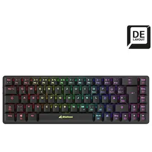 Sharkoon PureWriter W65 Tastatur Kailh Red - DE Layout, Schwarz