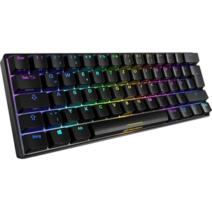 Sharkoon SGK50 S4, 60%, Kabelgebunden, USB, QWERTZ, RGB-LED, Schwarz