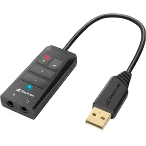 Sharkoon 4044951034215 Audiokarte 7.1 Kanäle USB (USB), Soundkarte, Schwarz günstig