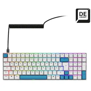 Sharkoon SKILLER SGK50 S2 PBT Gaming Tastatur - 96% Layout, Hot-Swap G...