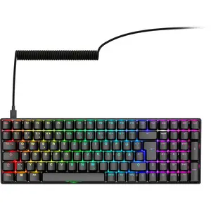 Sharkoon SGK50 S2, Tenkeyless (80 - 87 %), Verkabelt & Kabellos, RF Wi...