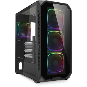 Sharkoon PC Gehäuse AK5G RGB Black ATX schwarz