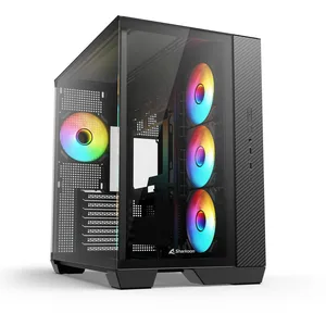 Sharkoon PC-Gehäuse Steel Shark ATX Midi-Tower schwarz