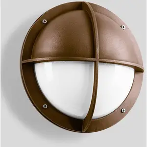 BEGA 31050K3 Außenwandleuchte Bronze abgeblendet