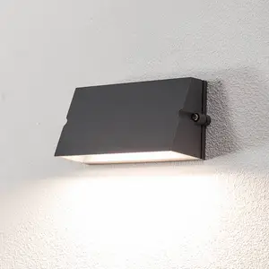 BEGA LED-Außenwandlampe 24372, grafit, Metall, CCT, IP65