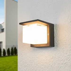 BEGA LED-Außenwandleuchte 33327, grafit, Metall IP65 CCT