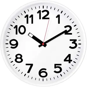 EuroTime, Wanduhr, Quarz Wanduhr 82321 Weiss (30 cm) günstig