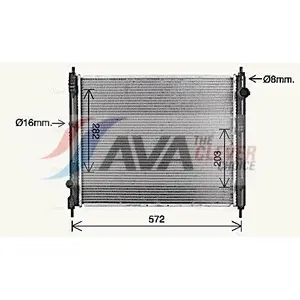 AVA COOLING SYSTEMS DN2477 Kühler Wasserkühler Motorkühler für NISSAN ... günstig