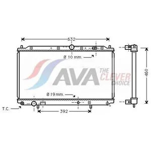 AVA COOLING SYSTEMS MT2116 Kühler Wasserkühler Motorkühler für VOLVO V... günstig