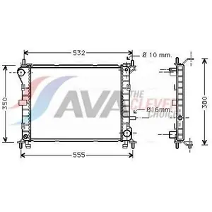 AVA COOLING SYSTEMS FD2263 Kühler Wasserkühler Motorkühler für FORD FO... günstig