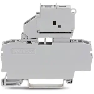 Wago Klemmleisten-Sicherungsunt., 2,5mm2 gr. (Anschlussleiste), Elektronikzubehör + Gehäuse, Grau günstig