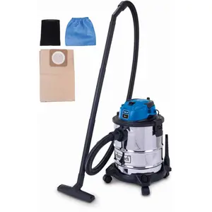 Scheppach Nass- / Trockensauger VC20 - 1300W | 2m Schlauchlänge | 4m A...