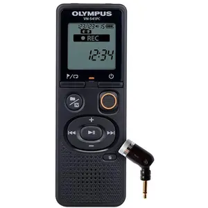 Olympus VN-541PC with ME52 Microphone (4 GB), Diktiergerät, Schwarz