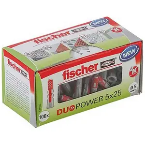Fischer Duopower Dübel 5x25mm 100 Einheiten günstig
