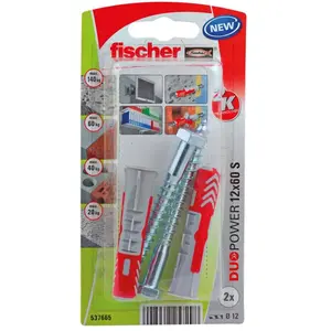 Fischer, Dübel, DuoPower 12x60 S K (2 Stk.) günstig