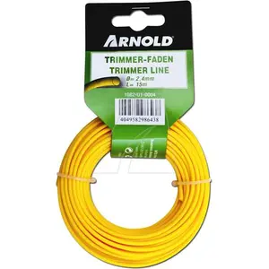 ARNOLD 2,4 mm × 15 m runder Trimmerfaden aus Nylon günstig