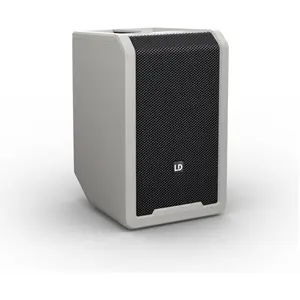 LD Systems ANNY 8 G - Tragbarer Bluetooth PA-Lautsprecher mit Akku und Mixer, Urban Grey (Aktiv, 1x 80 W), PA Lautsprecher, Grau
