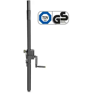 Gravity SP 2472 B Verstellbares Distanzrohr (1 Stk., Ständer, Höhenverstellbar), Lautsprecher Ständer + Wandmontage, Schwarz günstig