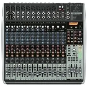 Behringer Xenyx QX2442USB (Studio- und Livemixer), Mischpult, Schwarz