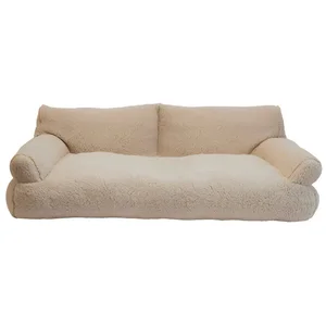 Nobby Tierbett Hunde Komfort Plüschsofa Classic Teddy beige günstig
