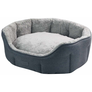 Ovales Hundebett Nobby Pet Lica Grau 86x70x24 cm günstig