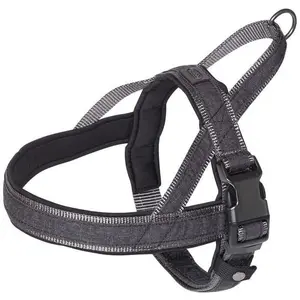 Nobby Norweger Geschirr Linen DeLuxe (L, Hund, Spazieren), Halsband + Leine günstig