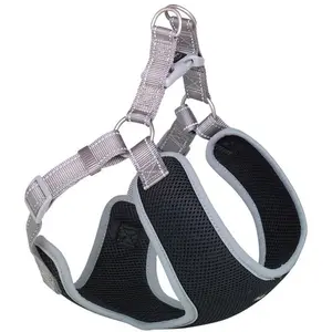 Nobby Geschirr Black Mesh Reflect (M, Hund, Allgemein), Halsband + Leine günstig