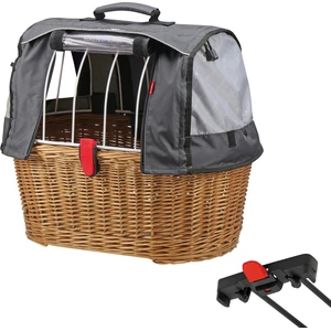 KLICKfix Doggy Basket, Hinten, Fahrradkorb, Weiß, Holz, 40 l, 520 mm, 360 mm günstig