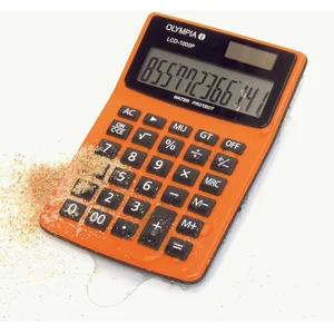 OLYMPIA Tischrechner LCD-1000P orange