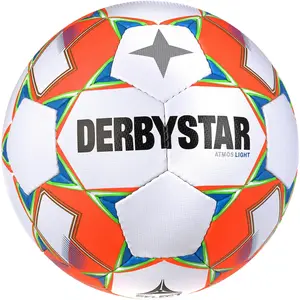 DERBYSTAR Atmos Light AG 350g Leicht-Fußball für Kunstrasenplätze weiß/orange/blau 5 günstig