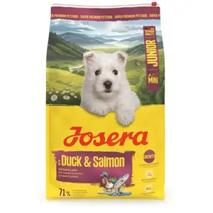 JOSERA Mini Junior Duck & Salmon - trockenfutter für Hunde - 10kg