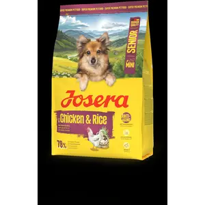 JOSERA Mini Senior Chicken & Rice - trockenfutter für Hunde - 3kg
