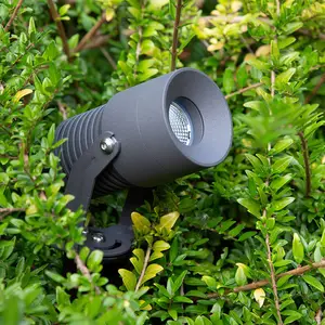 EVN Merlo LED-Gartenspot mit Erdspieß, 3.000K, 10W