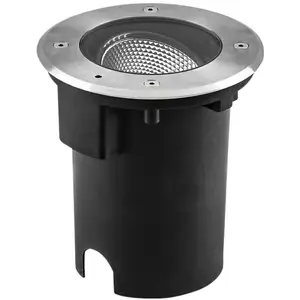 EVN Pentola LED-Bodeneinbaulampe Ø 18cm edelstahl