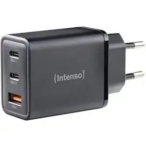 Intenso 65W USB-A, 2x USB-C GaN Ladegerät, schwarz günstig
