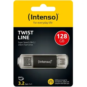 Intenso Twist Line Usb-c Usb-a 3.2 128gb Usb-stick