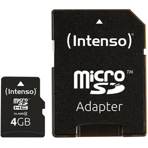 Intenso Speicherkarte microSDHC Card 4GB Cl4