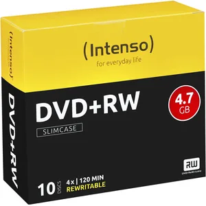 Intenso DVD+RW 4,7GB 10er SC Slim Case günstig
