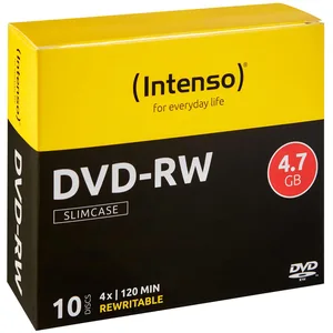 Intenso DVD-RW 4,7GB 10er wiederbeschreibbar Slim Case günstig