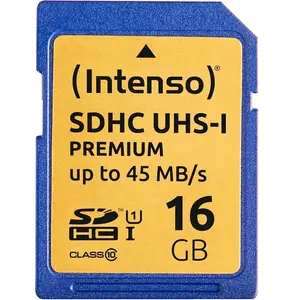 Intenso Sdhc 16gb Class 10 Uhs-i Premium Speicherkarte