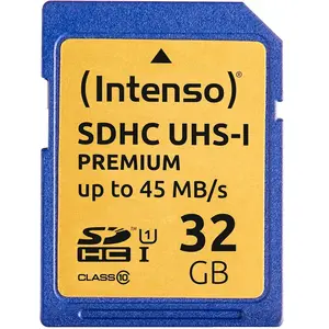 Intenso Sdhc 32gb Class 10 Uhs-i Premium Speicherkarte