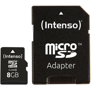 Intenso Speicherkarte microSDHC Card 8GB Cl4