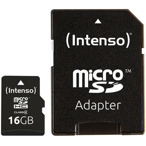 Intenso Speicherkarte microSDHC Card 16GB