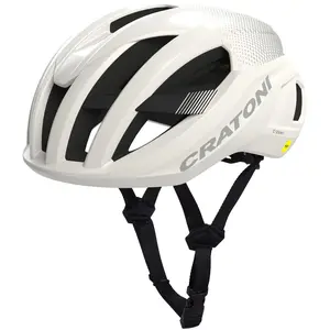 Cratoni Fahrradhelm C-Zero MIPS weiß glänzend-matt, Gr. S/M (52-56 cm) günstig