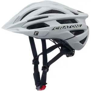 Cratoni Agravic leichter Mountainbikehelm, Fahrradhelm, Inliner, Bikehelm, Allroundhelm : S-M (54-58 cm) : lightgrey günstig