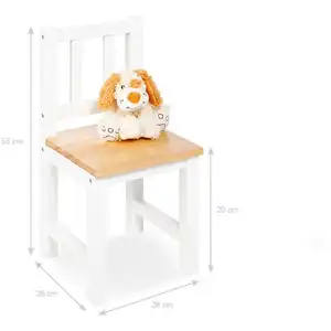 Pinolino Kinderstuhl Fenna , weiß/natur günstig