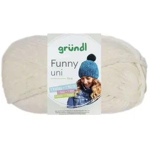 Gründl 100 Gramm Gründl Funny Uni Mikrofasergarn Farbauswahl Bastelgar... günstig