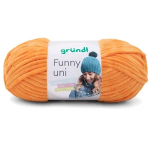 Gründl Funny Chenille Wolle uni einfarbig zum Stricken Häkeln, Chenill... günstig